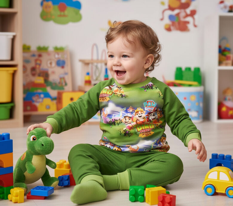 Kokvilnas trikotāžas 2-daļīgs komplekts, Ķepu patruļa, 122cm